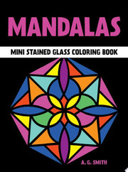 Little Mandalas Stained Glass Coloring Book