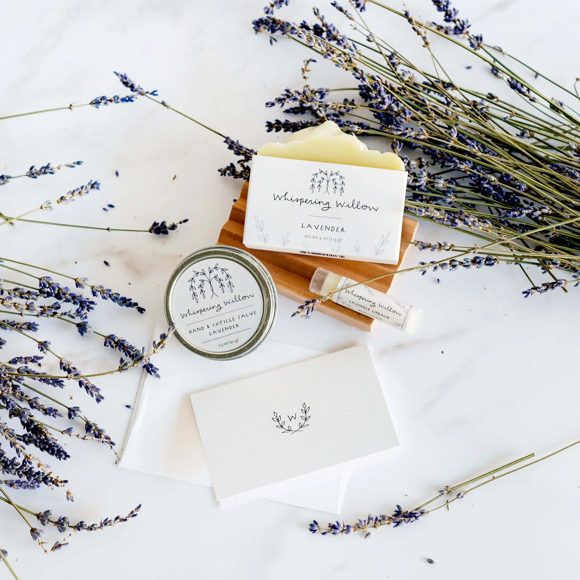 Lavender Gift Box (Purple Ribbon) by Wild Lark