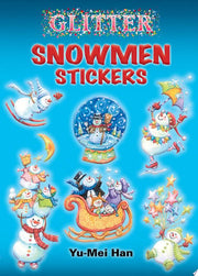 Glitter Snowmen Stickers [With Stickers]