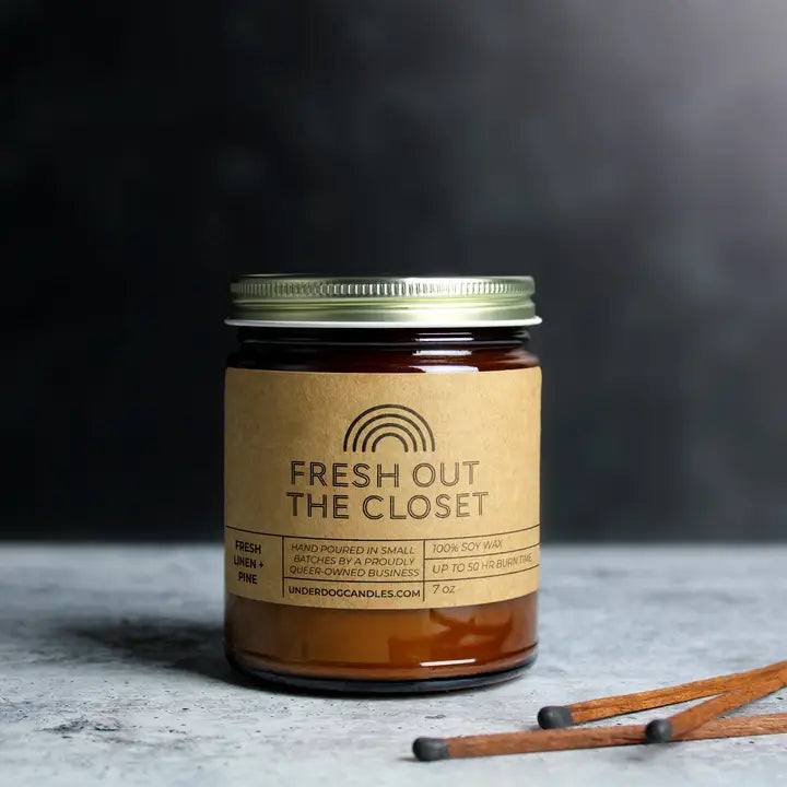 Underdog Candles 100% Soy Wax Candle