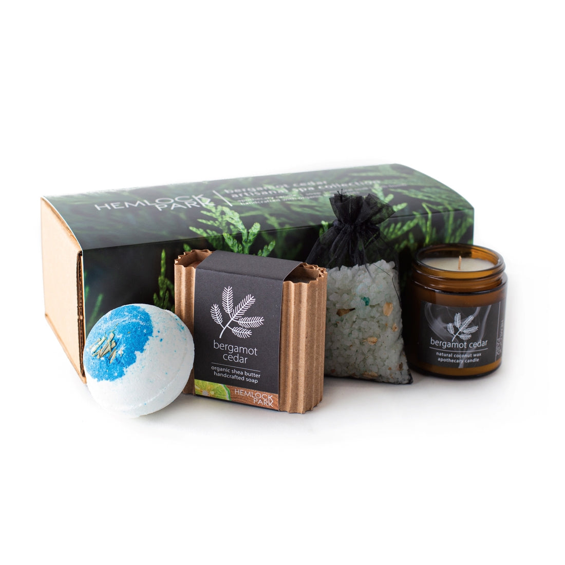 SALE! Bergamot Cedar Artisanal Spa Gift Box
