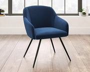 Chair Occasional Harvey Park Collection Velvet Dark Blue by Homeportonline