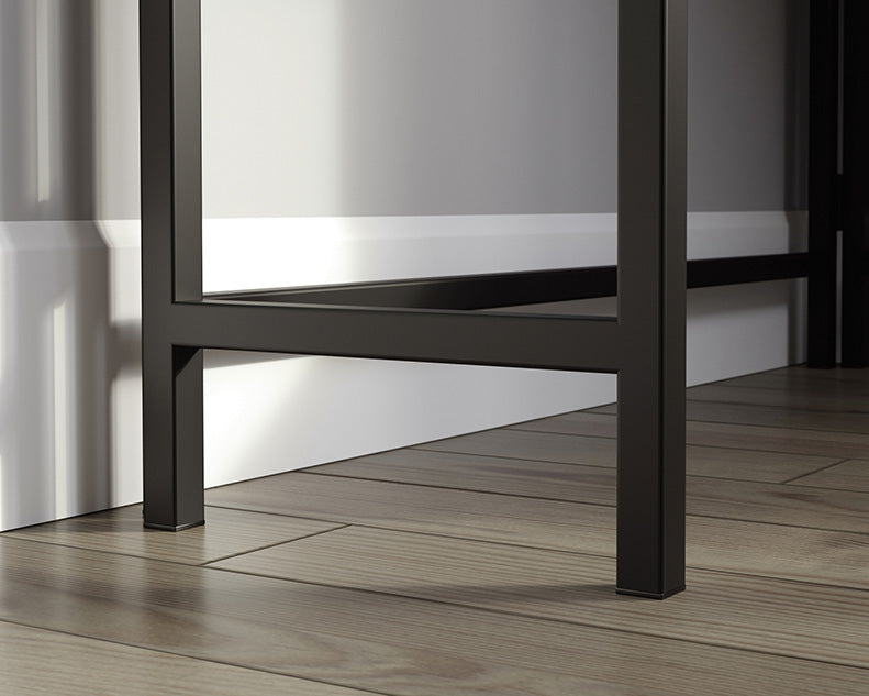 North Avenue Corner Desk with Hutch in Sindoori Mango by Homeportonline