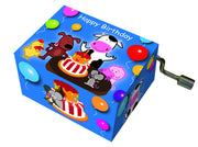 Music Box - Happy Birthday - Cow with Cake by Homeportonline