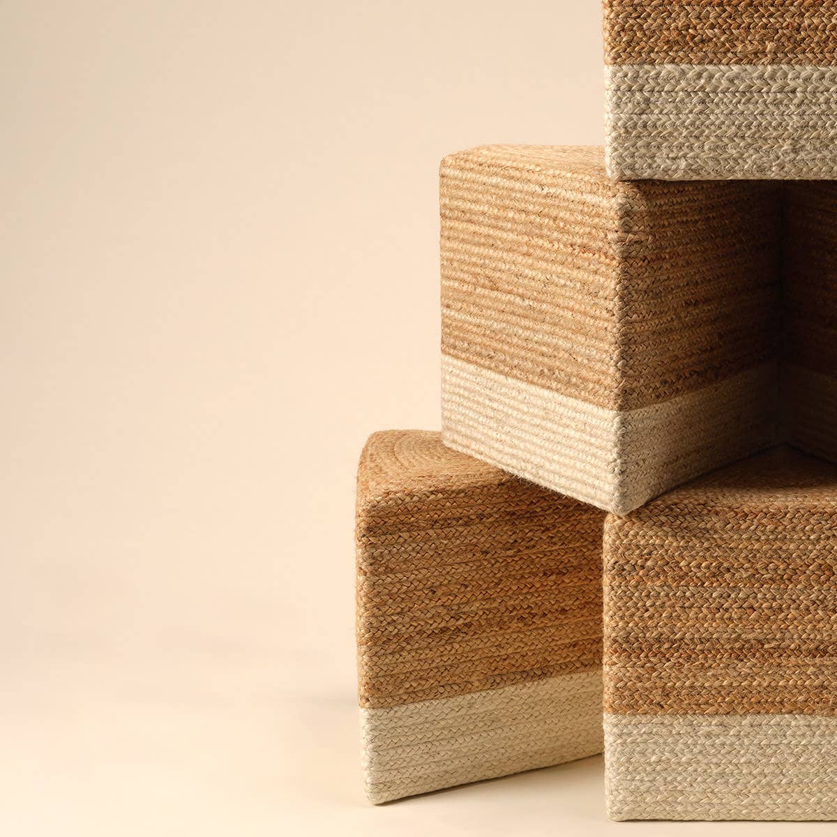 Saba Sienna Triangle Pouf by Homeportonline