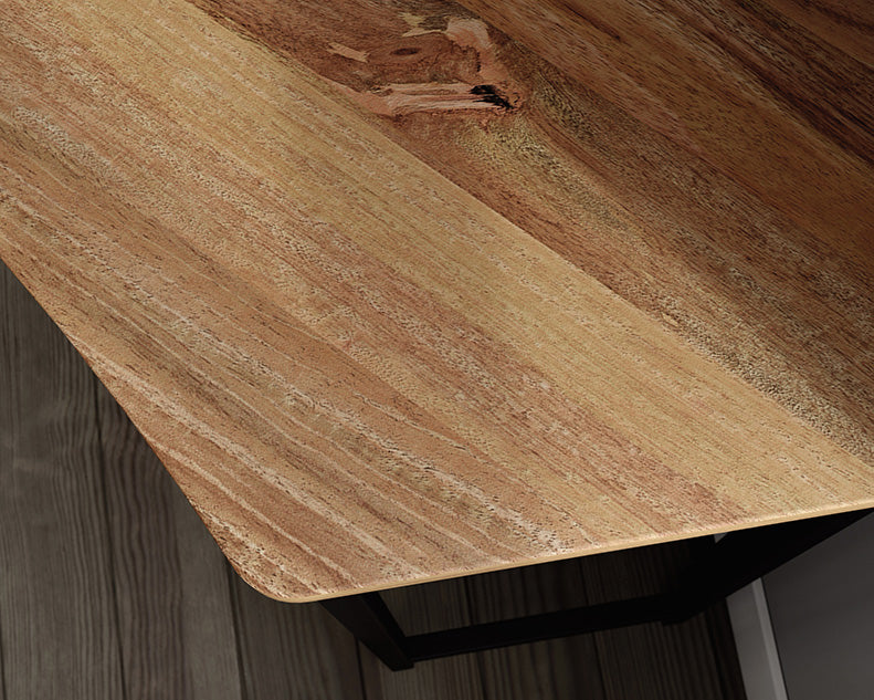 North Avenue Corner Desk with Hutch in Sindoori Mango by Homeportonline