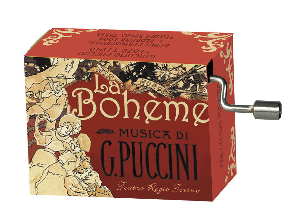 Music Box - Che Gelida Manina - Art & Music Opera La Boheme by Homeportonline