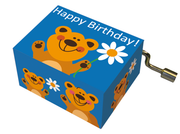 Music Box - Happy Birthday - Bear With Flower by Homeportonline