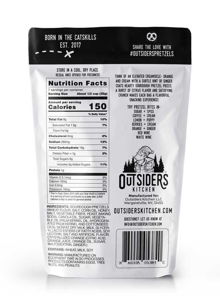 Pretzel Bites Orange + Ginger by Homeportonline