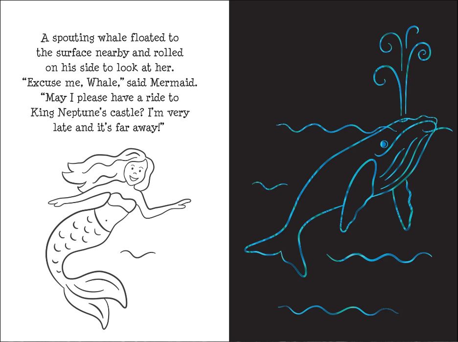 Scratch And Sketch Trace Along Activity Book Mermaid Adventure by Homeportonline
