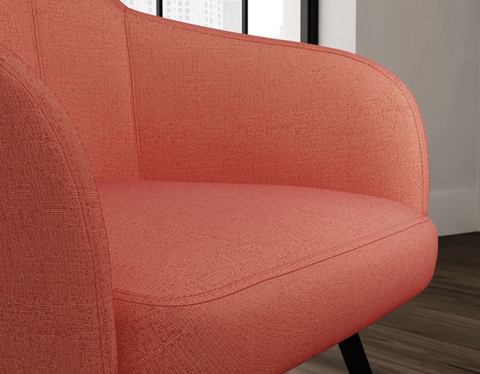 Chair Occasional Harvey Park Collection Burnt Orange by Homeportonline