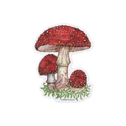 Eco-Sticker: Fly Agaric Mushroom by Wild Lark