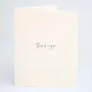 "Thank You" Greeting Card by Wild Lark