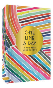 Rainbow One Line a Day A Five-Year Memory Book
