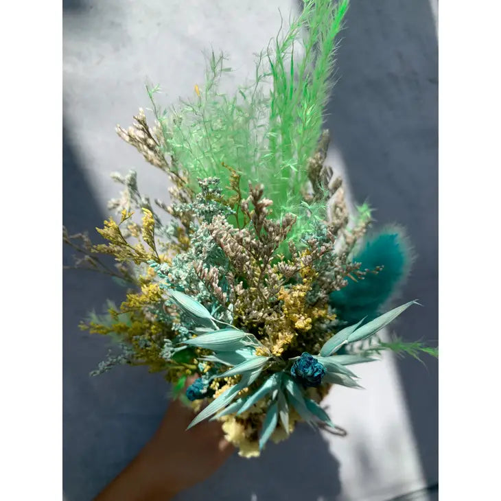 Dried Flowers Burlap Bouquet