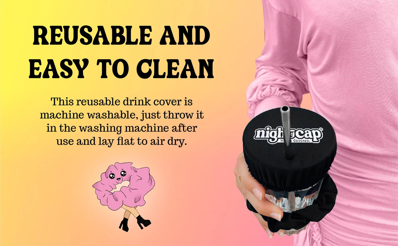 Sale!Night Cap Scrunchie Drink Cover
