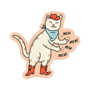 Cowboy Kitty Sticker