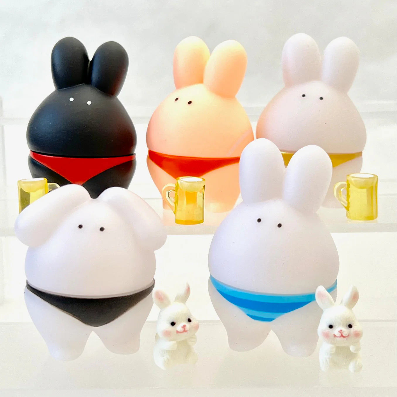 Gashapon Capsule Teen & Up Sumo Rabbit (Sold As An Individual Capsule) by Homeportonline