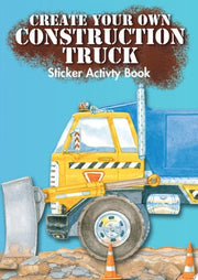 Create Your Own Construction Truck Sticker Activit