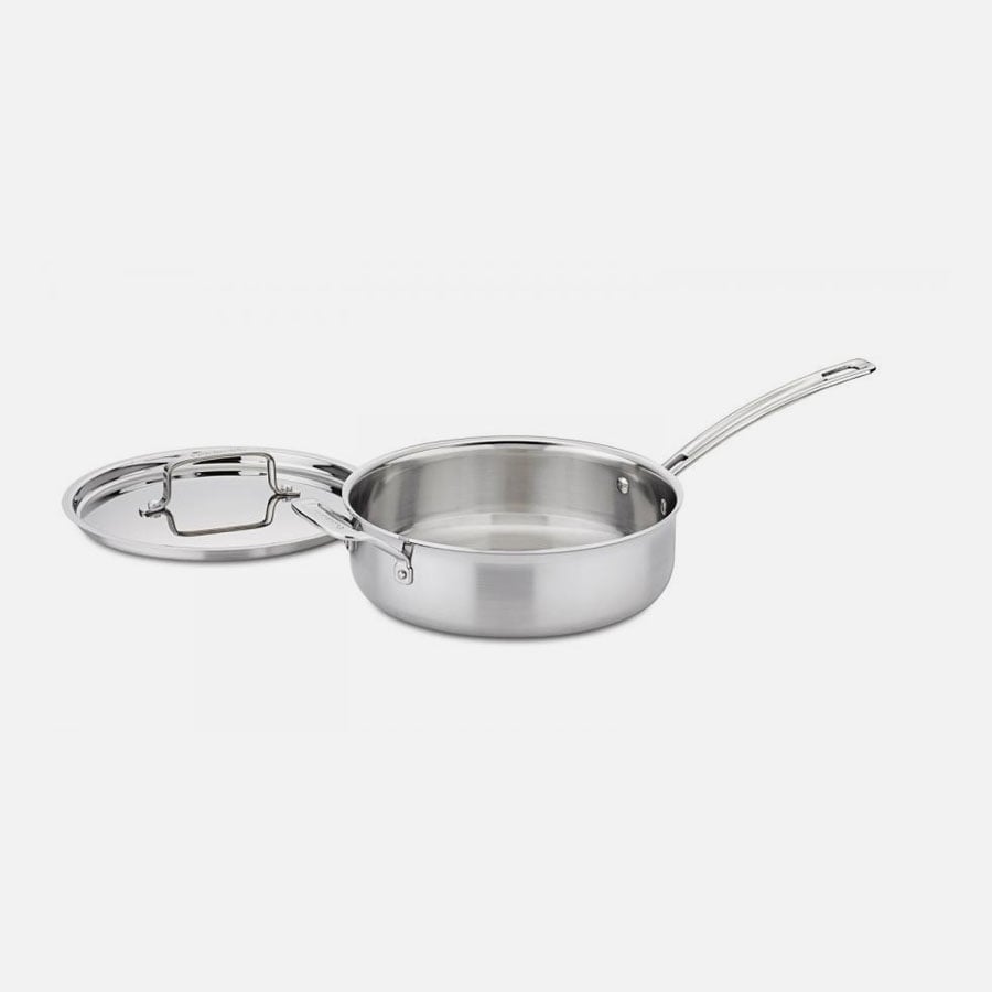 Cookware - Multi-Clad Pro Stainless Saute Pan 3.5qt w/Cover by Homeportonline