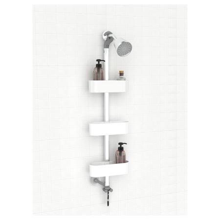 Shower Caddy - Grasp 3 Shelf - White by Homeportonline