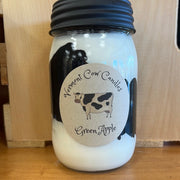 Vermont Cow Candles: Green Apple 16oz by SidePony Boutique
