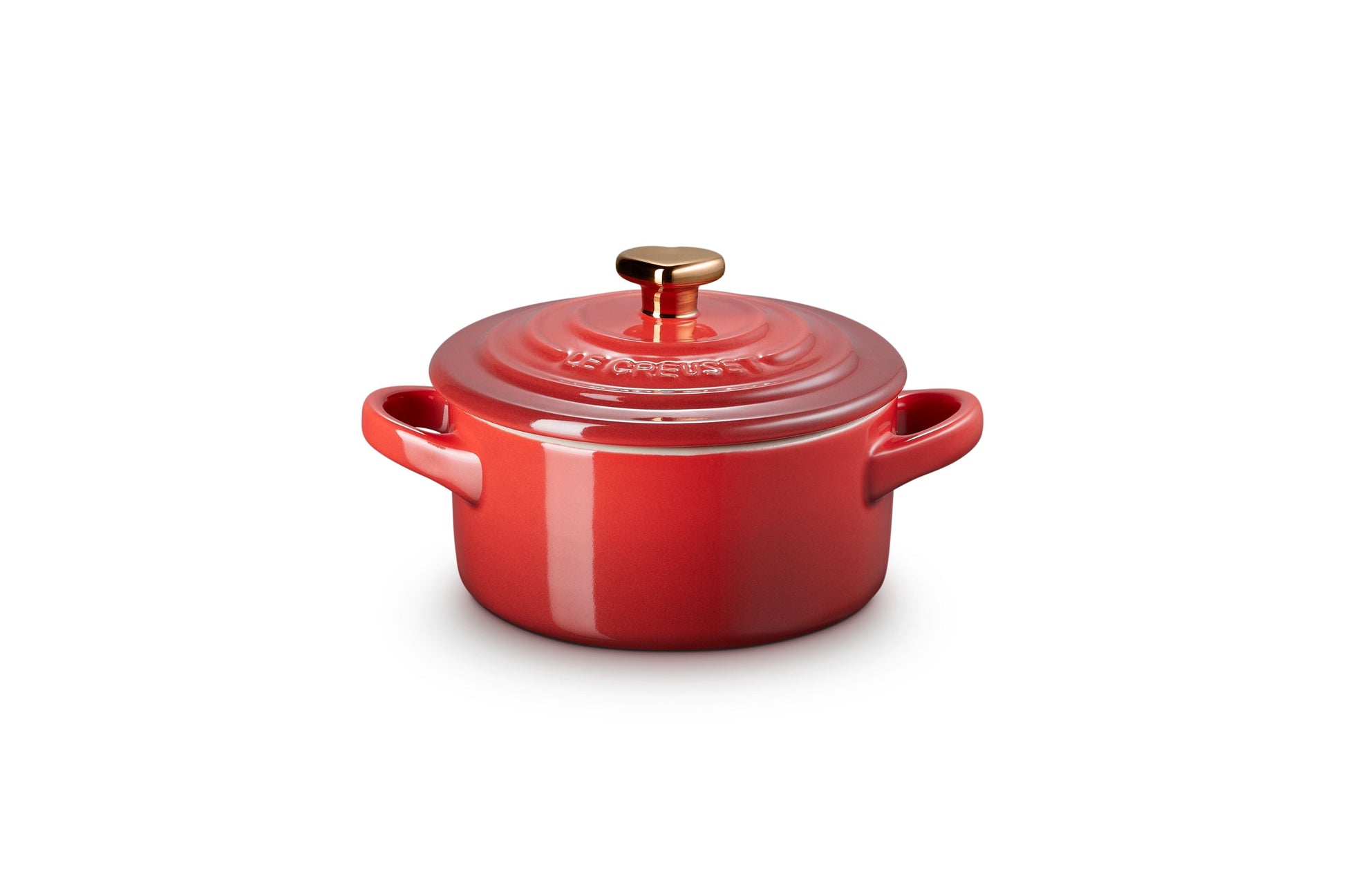 Mini Cocotte with Heart Knob by Kiss the Cook