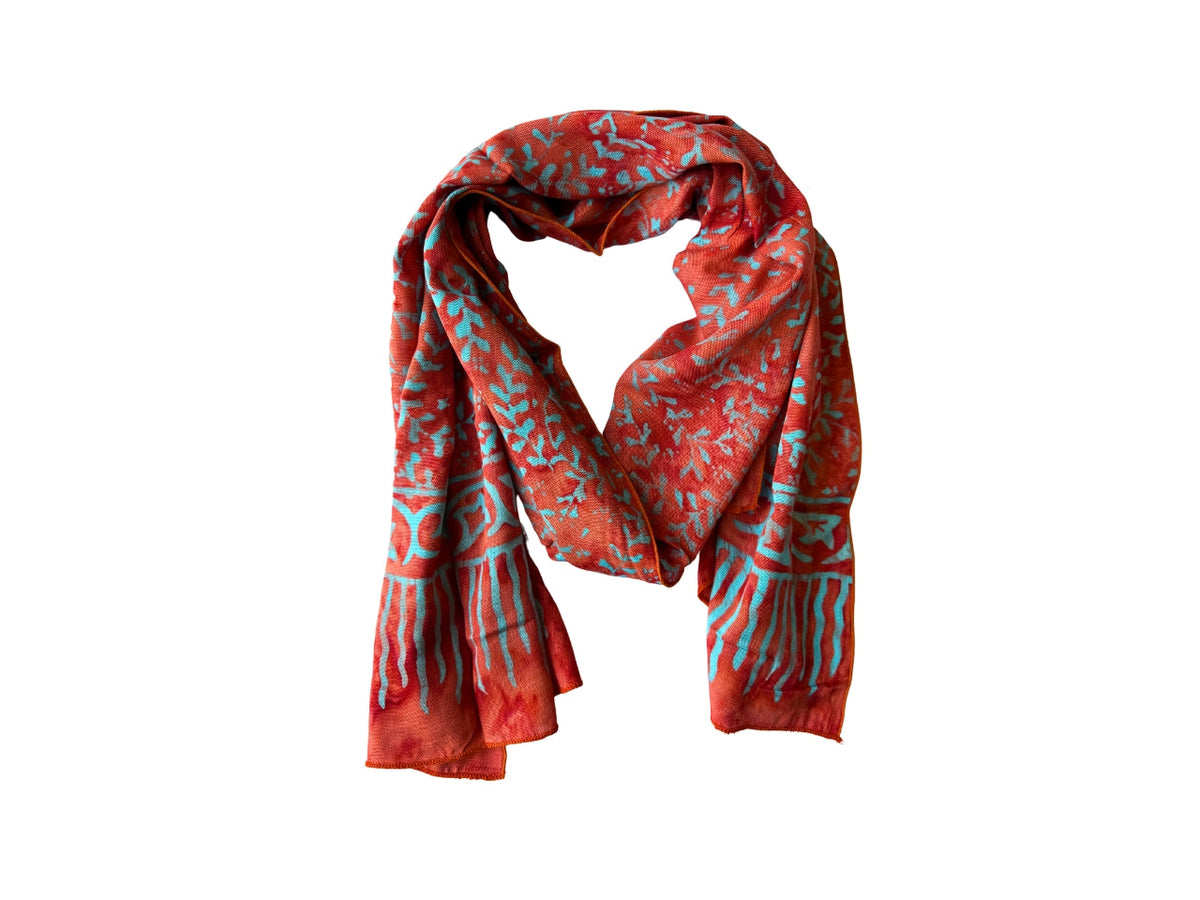 Batik Rayon Scarf| 687 RS by US Sherpa