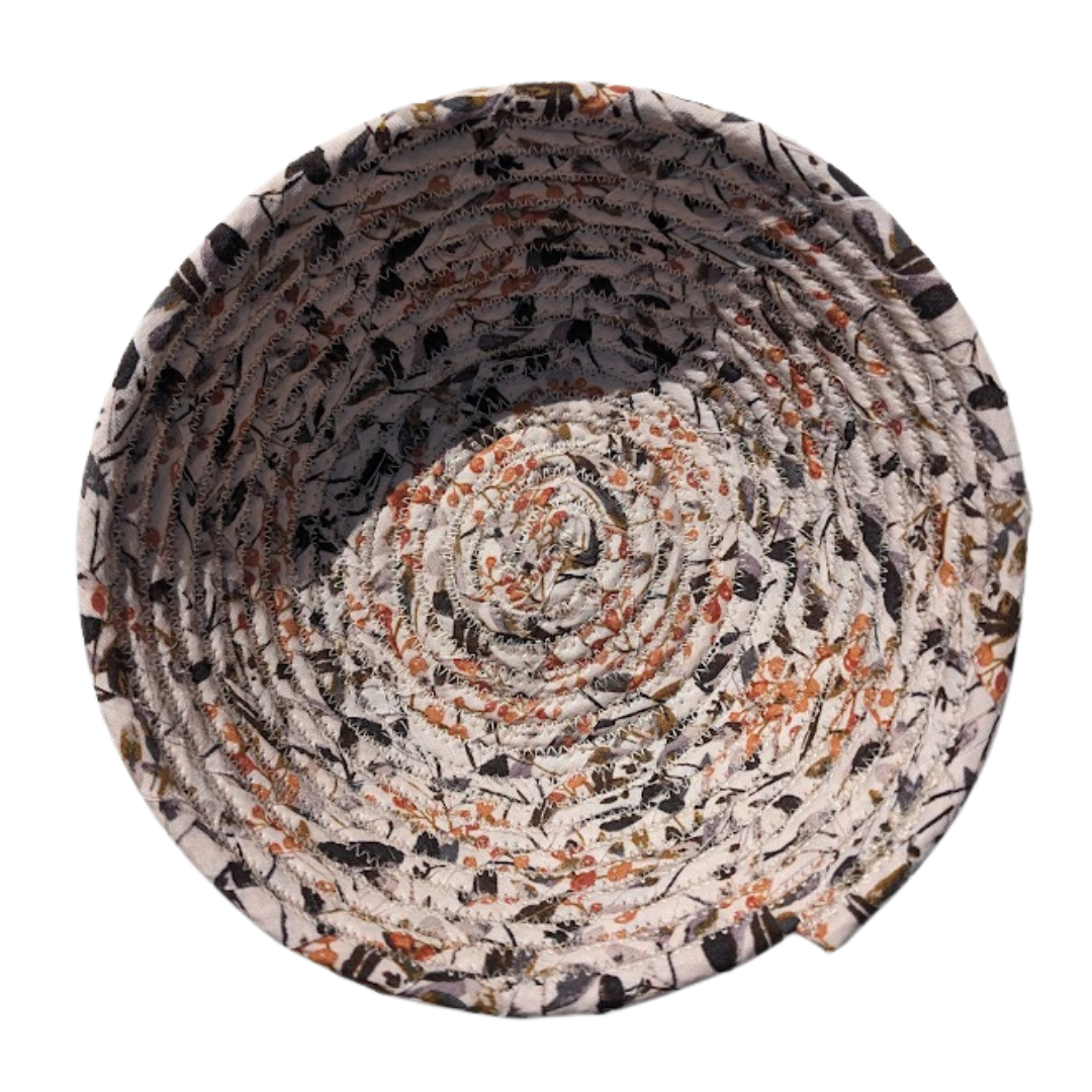 Feathered Berries - Fabric Bowl