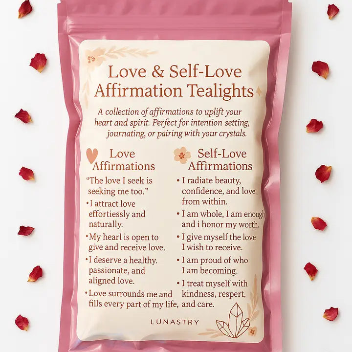 Pink Love Tealight Set