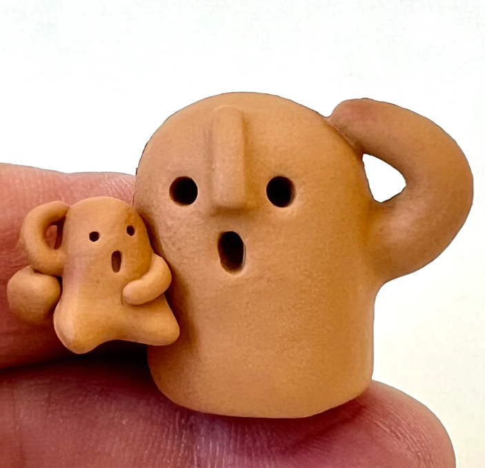 Gashapon Capsule Teen & Up Haniwa Clay Mascot Figurine (Sold As An Individual Capsule) by Homeportonline