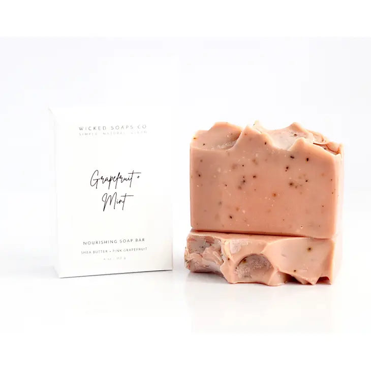 Grapefruit + Mint Nourishing Soap Bar by Wild Lark