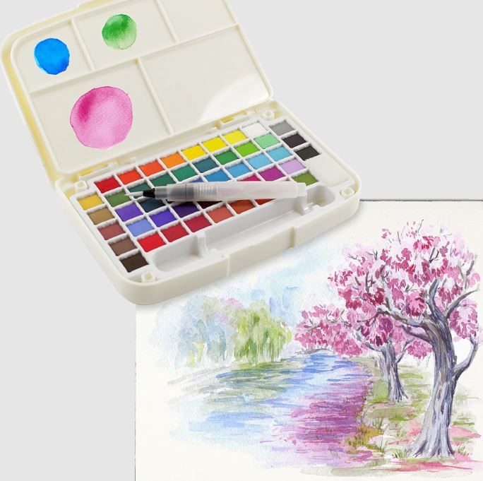Art Center Watercolor Field Kit by Homeportonline