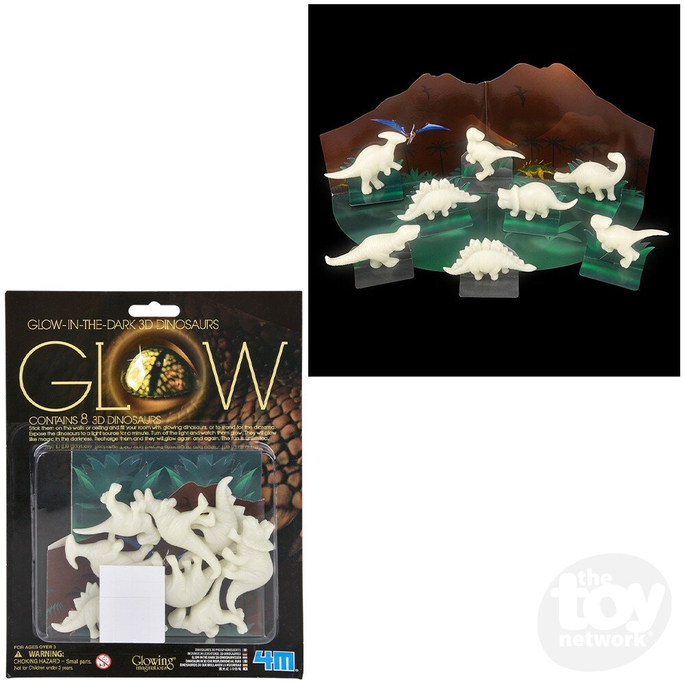 4M Glow In The Dark Dinosaurs 3D by Homeportonline