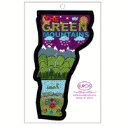 The Green Mountains Die-Cut Decal by Homeportonline