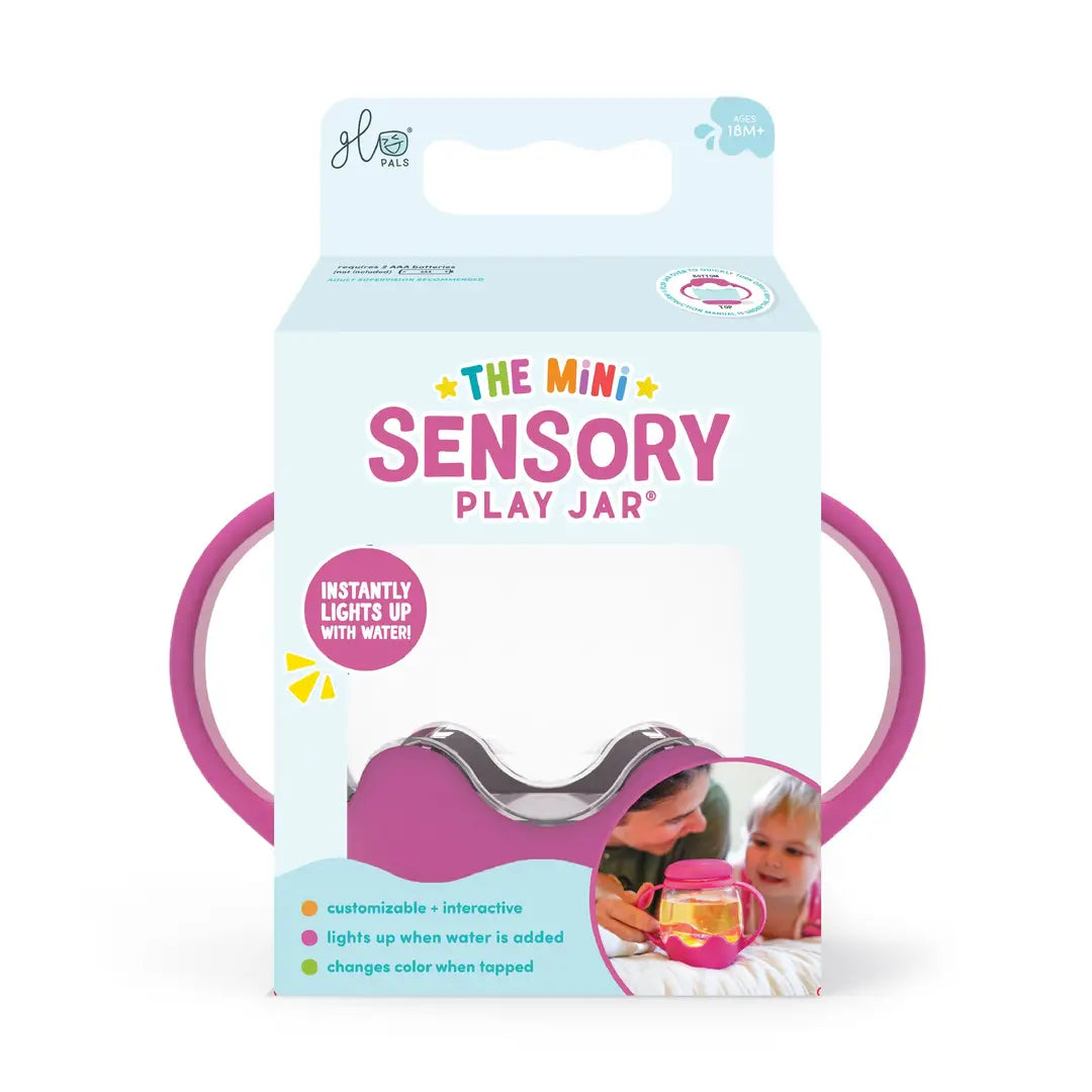 Glo Pals Mini Sensory Jar and Silicone Fun Filler Bundle