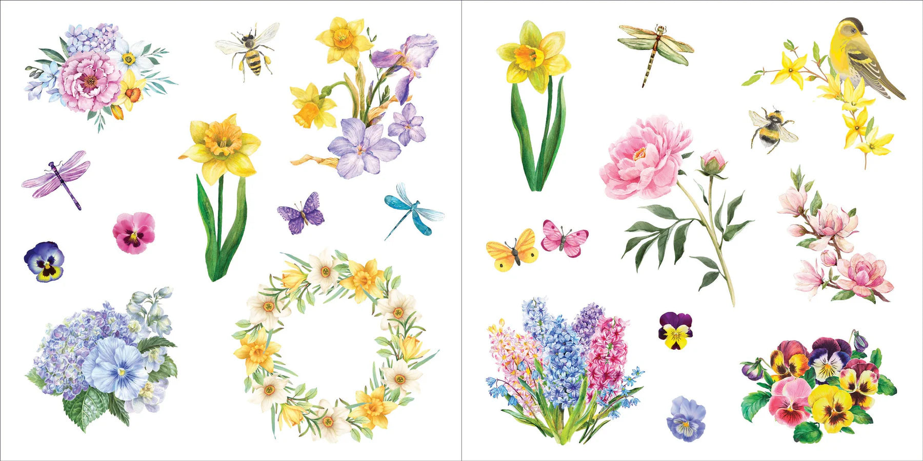 Sticker Book Bunches Of Botanicals by Homeportonline