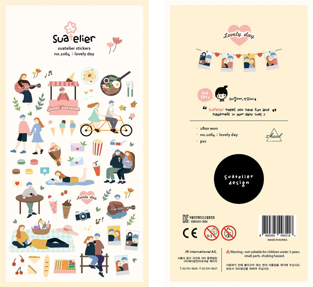 Stickers Lovely Day by Homeportonline