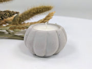 Sale!Halloween Pumpkin Candle - Mini Concrete Fall Tea Light