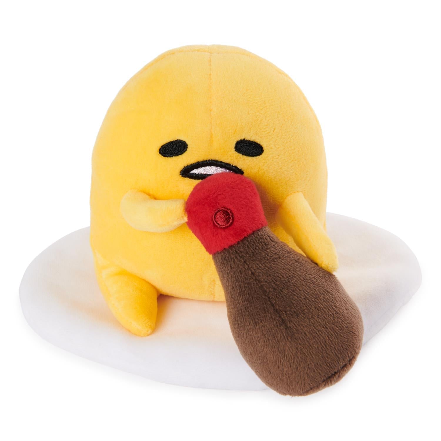 Plush Sanrio Gudetama With Soy Sauce 5" by Homeportonline