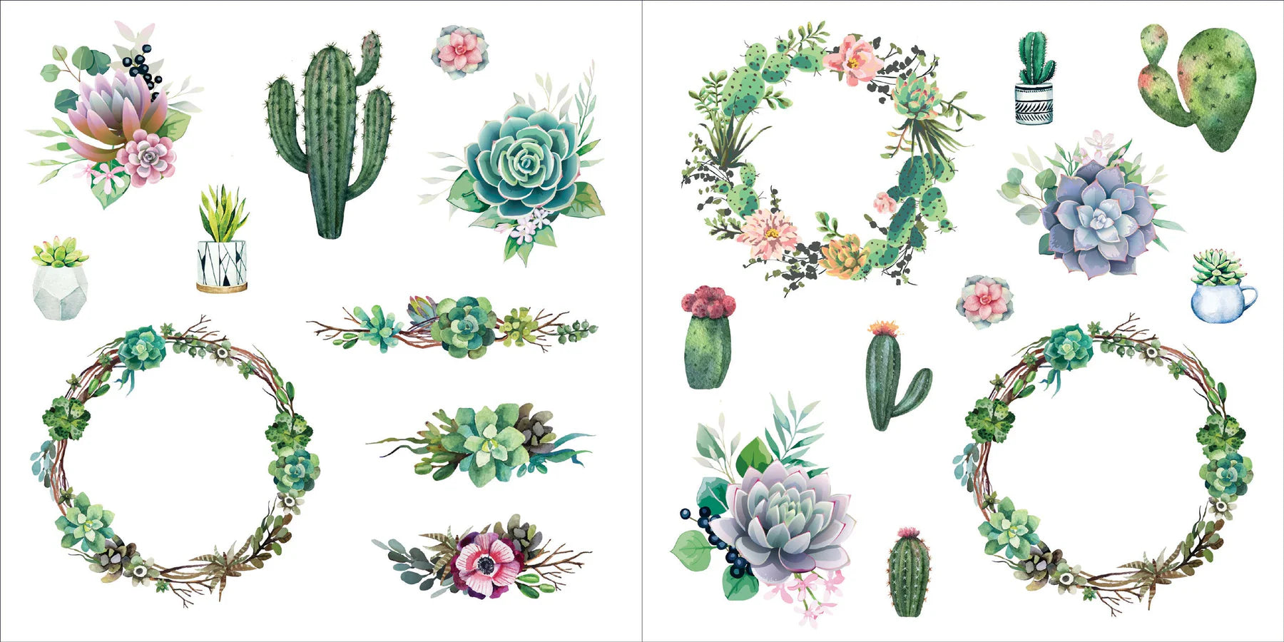 Sticker Book Bunches Of Botanicals by Homeportonline