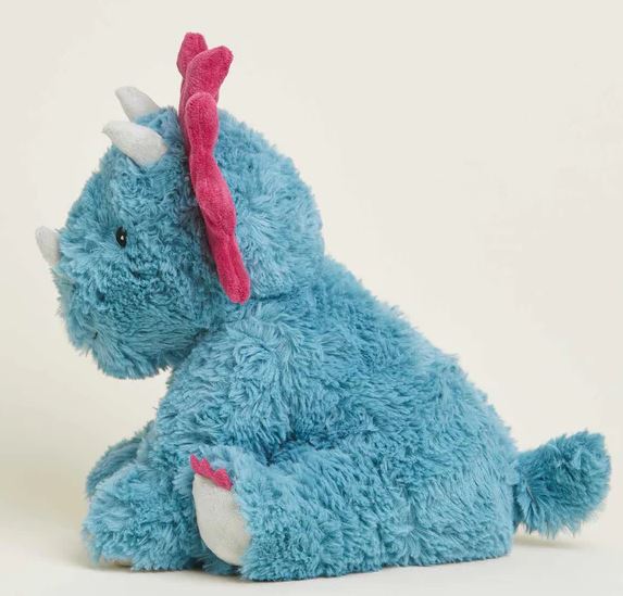 Warmies Dino Triceratops Turquoise & Red by Homeportonline