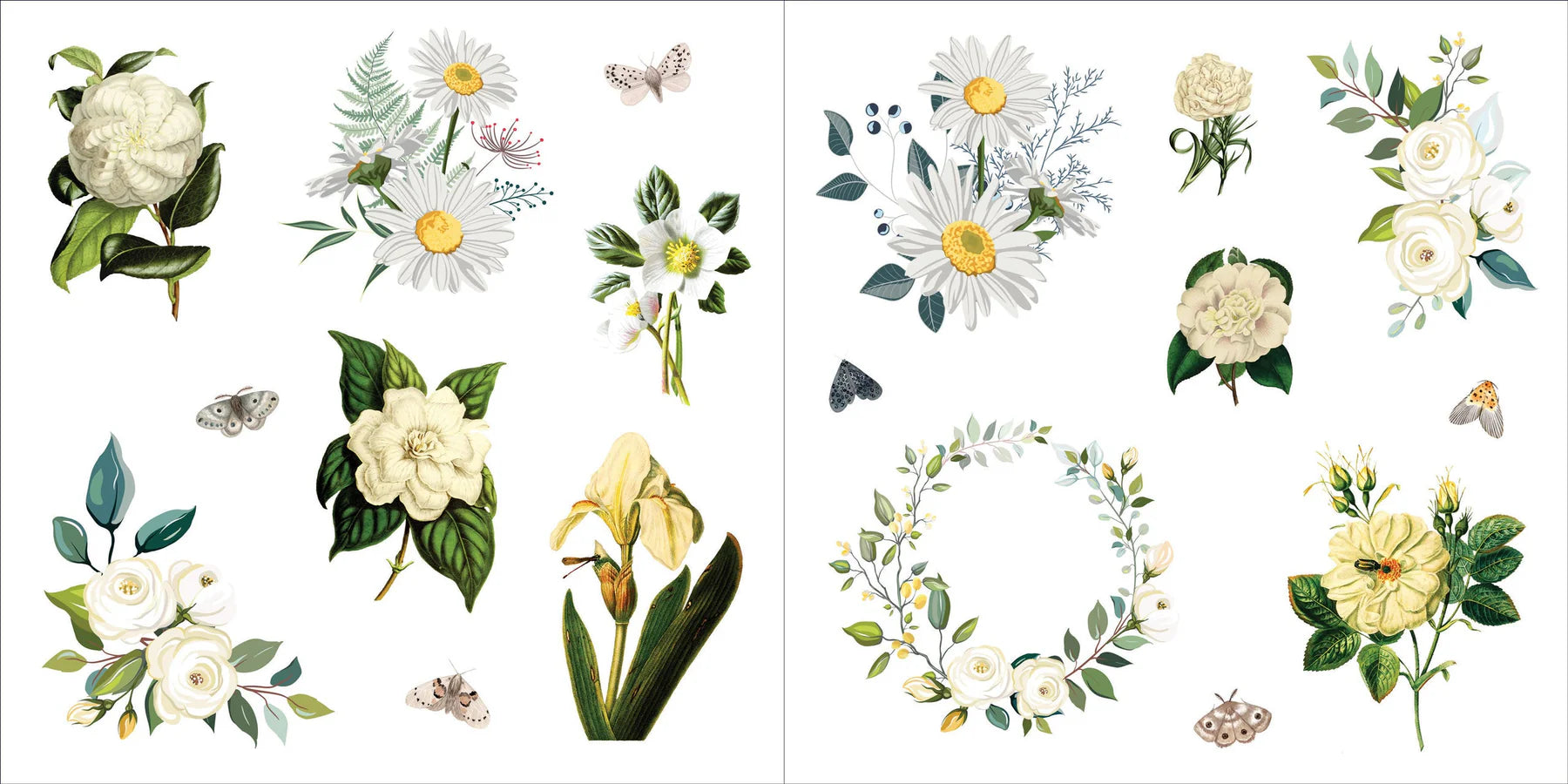 Sticker Book Bunches Of Botanicals by Homeportonline