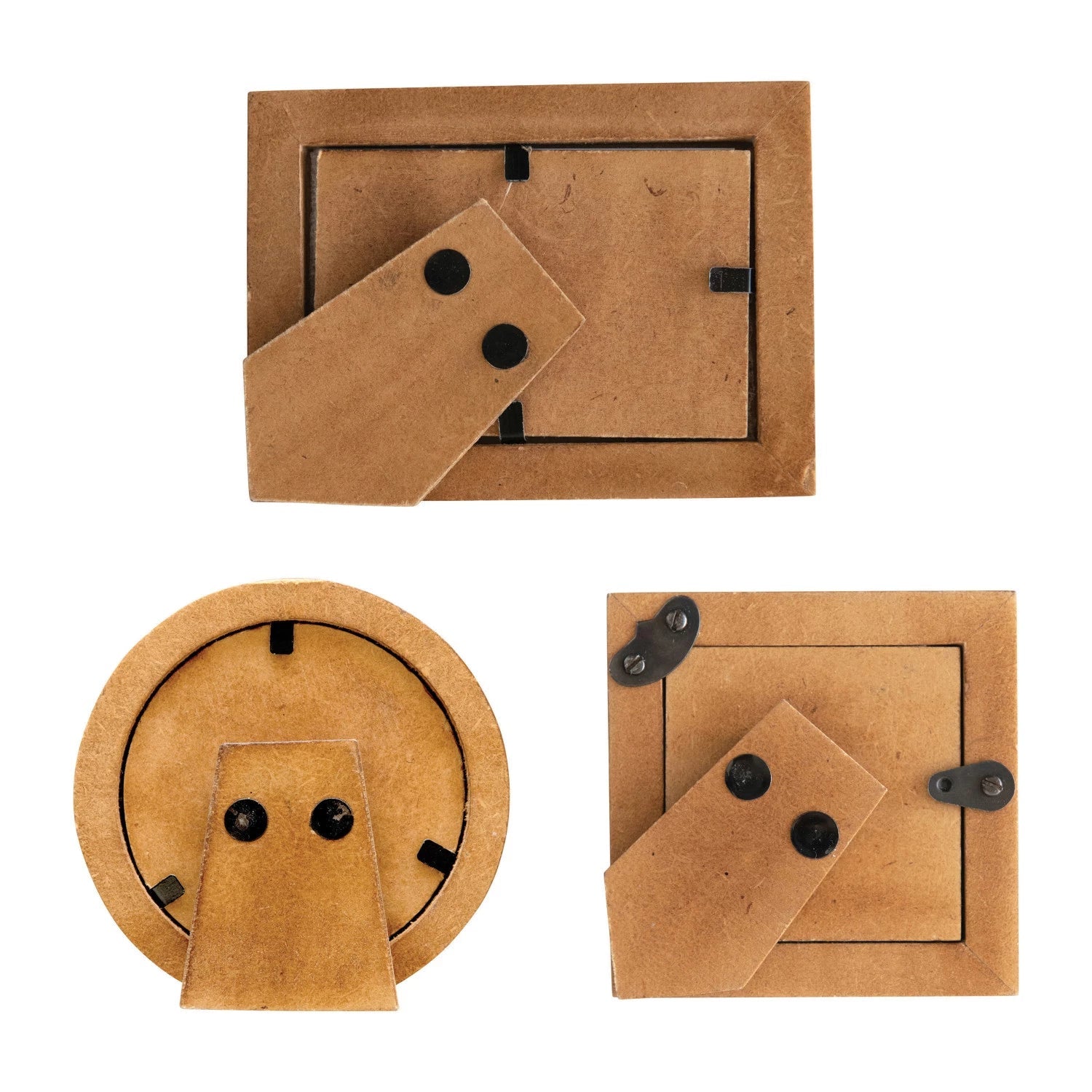 Frame Resin & Bone Black & Natural 3 Styles Available 2.75"-3.75"h (Sold Individually) by Homeportonline