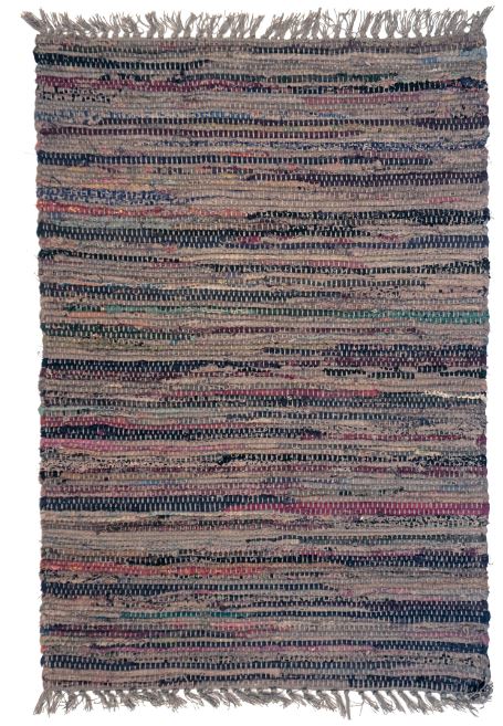 Sturbridge Rag Rug Cotton Tobacco 30" x 50" by Homeportonline