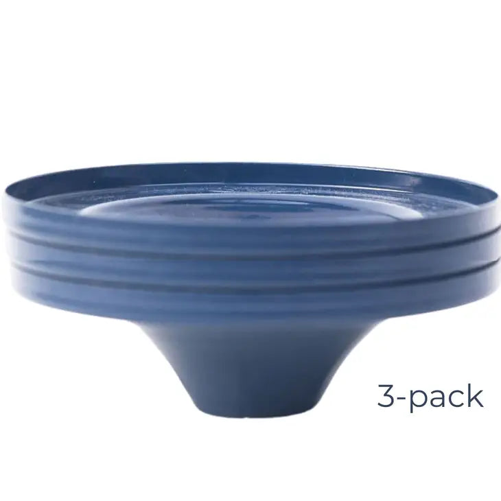 Propagation Cone - Pack of 3 Aluminum Cones for Cuttings, Deep Blue