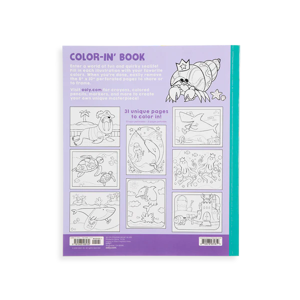 Coloring Book Outrageous Ocean by Homeportonline