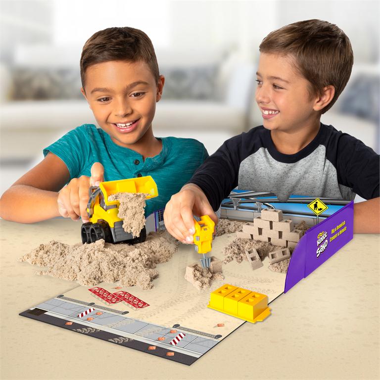 Kinetic Sand Dig & Demolish Truck Playset by Homeportonline