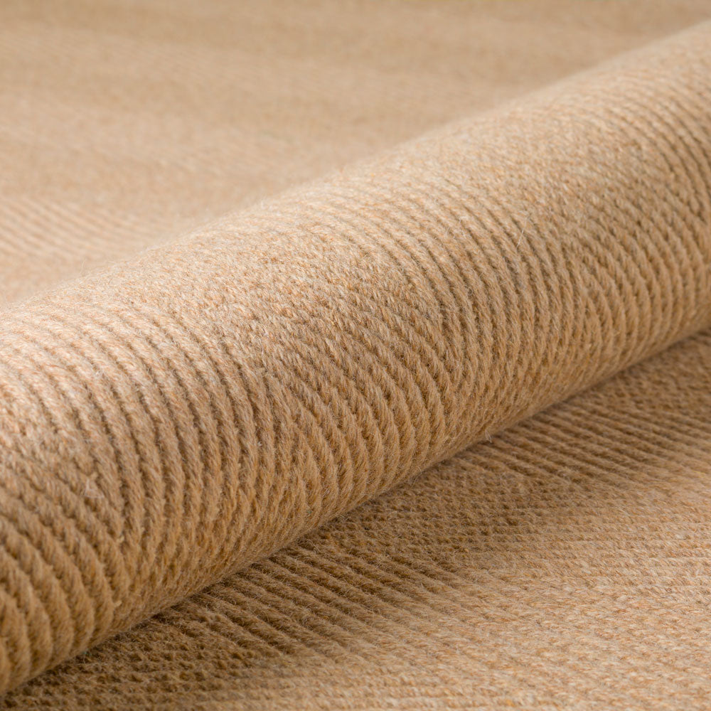 Monaco Herringbone Wool Rug Ecru 5' x 7'6" by Homeportonline