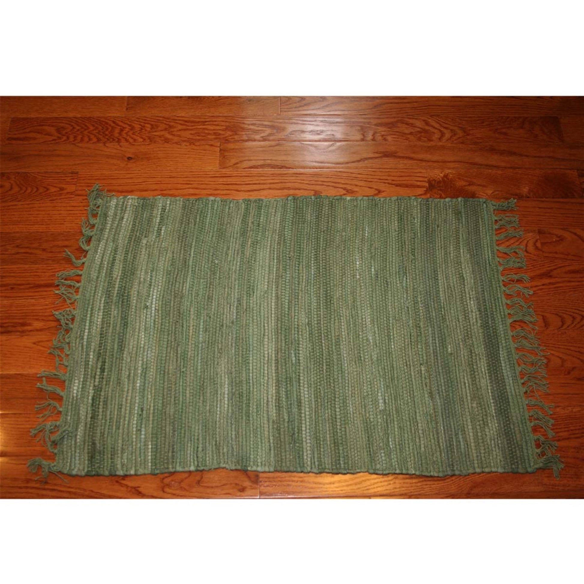 Rag Rug Cotton Celadon 3'x5 by Homeportonline